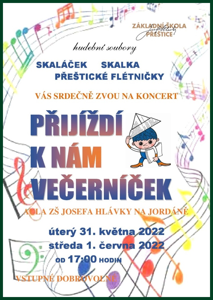 Skaláček a Flétničky - koncert 31.5. a 1.6. od 17 hodin